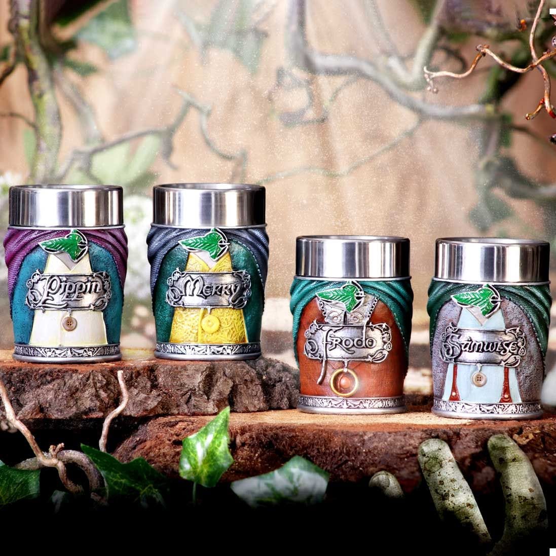 NEMESIS NOW LORD OF THE RINGS HOBBIT SHOT GLASS SET 801269146207