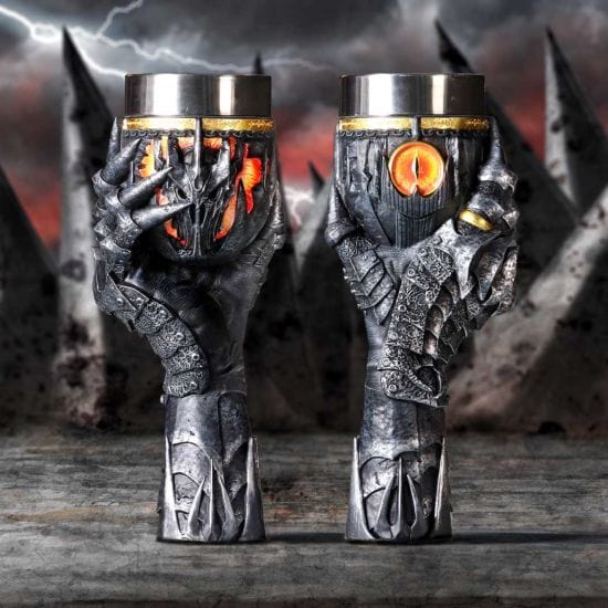 NEMESIS NOW LORD OF THE RINGS SAURON GOBLET 22.5CM 801269146238