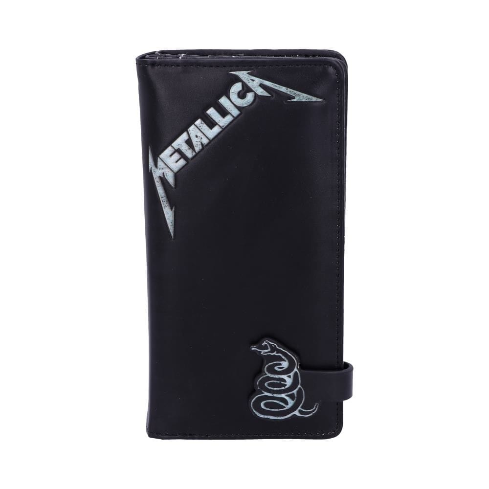 NEMESIS NOW METALLICA - BLACK ALBUM EMBOSSED PURSE 801269138509