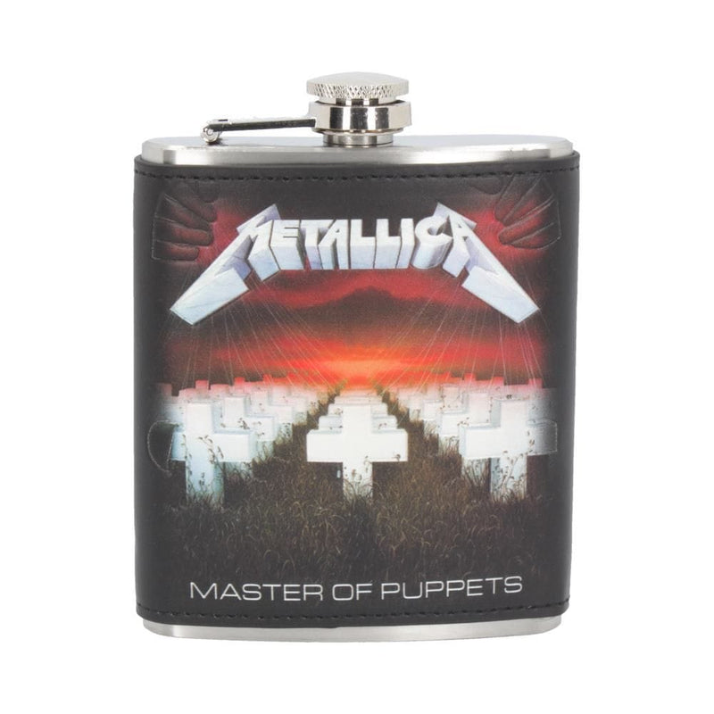 NEMESIS NOW METALLICA - MASTER OF PUPPETS HIP FLASK 7OZ 801269133689