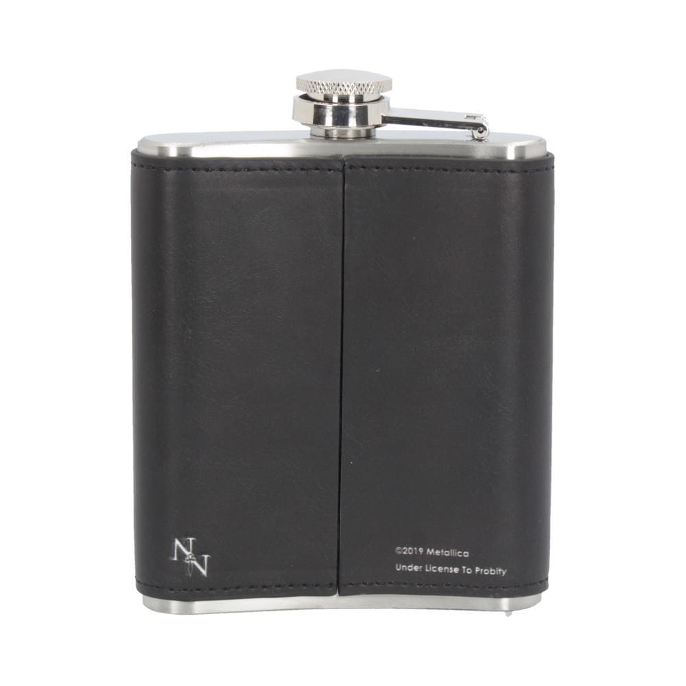NEMESIS NOW METALLICA - MASTER OF PUPPETS HIP FLASK 7OZ 801269133689