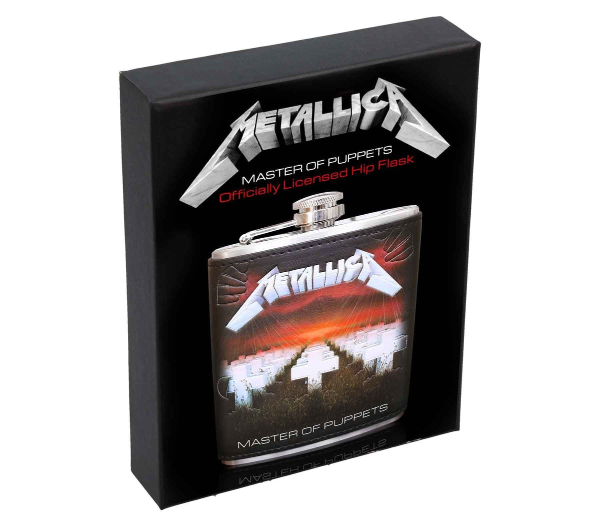 NEMESIS NOW METALLICA - MASTER OF PUPPETS HIP FLASK 7OZ 801269133689