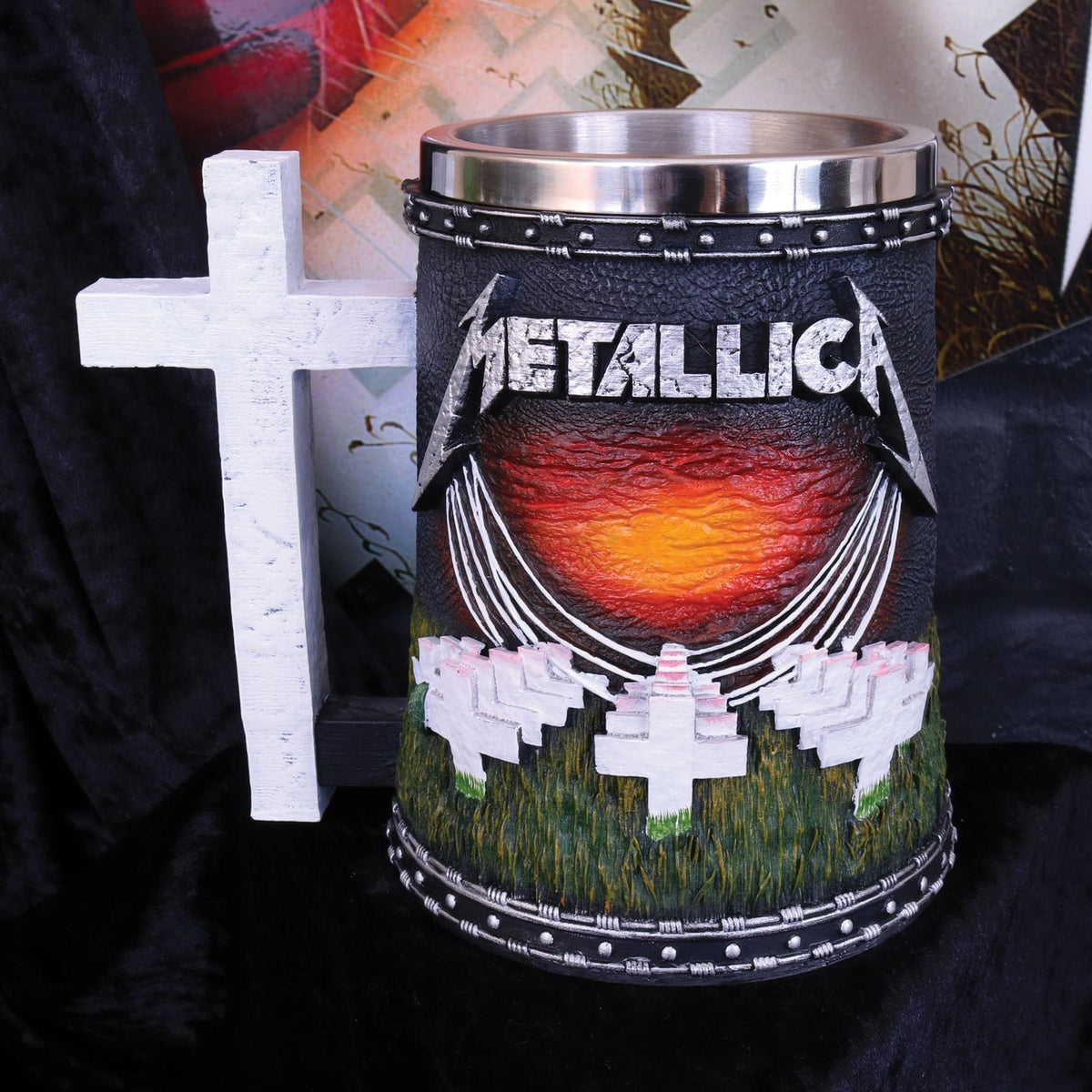 NEMESIS NOW METALLICA - MASTER OF PUPPETS TANKARD 801269133993