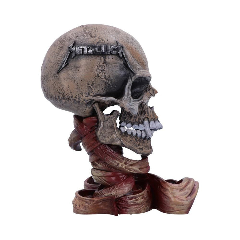 NEMESIS NOW METALLICA PUSHEAD SKULL 23.5CM 801269146825