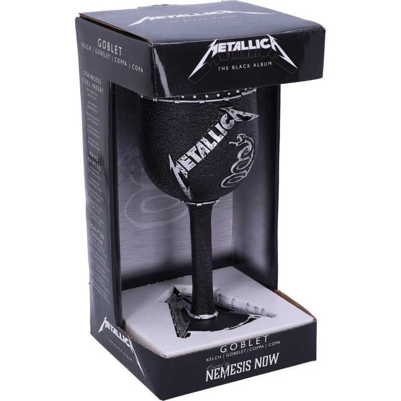 NEMESIS NOW METALLICA - THE BLACK ALBUM GOBLET 18CM 801269139292