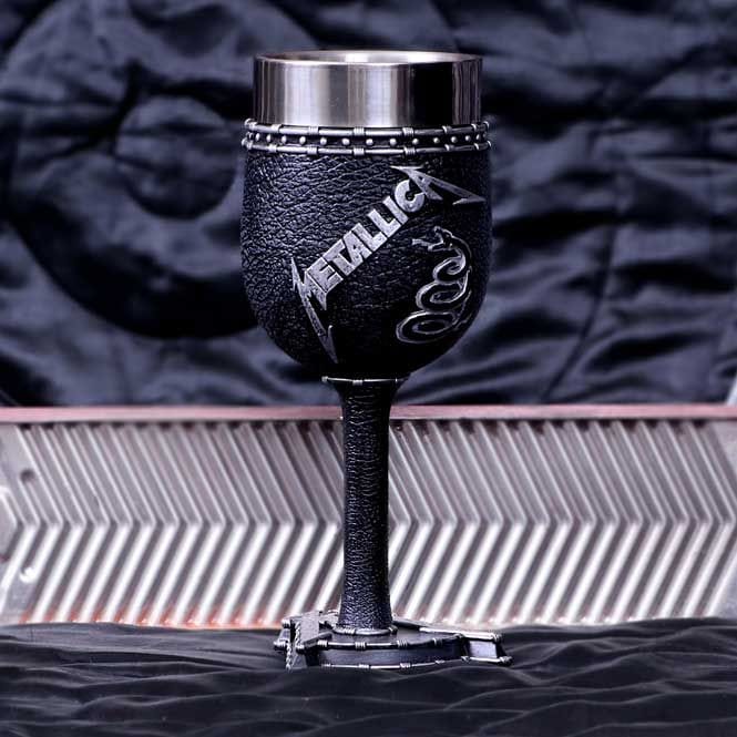 NEMESIS NOW METALLICA - THE BLACK ALBUM GOBLET 18CM 801269139292