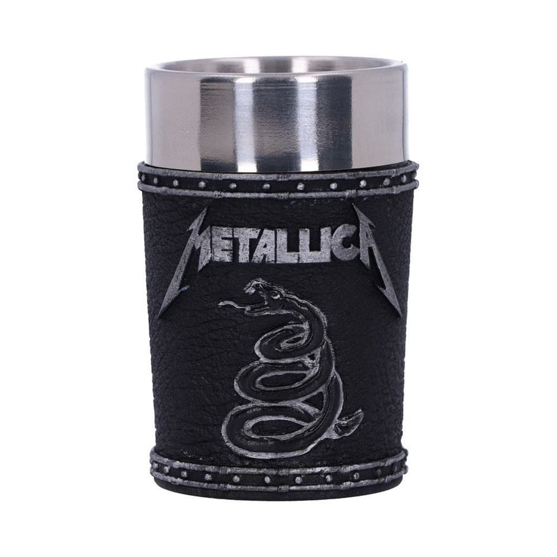 NEMESIS NOW METALLICA - THE BLACK ALBUM SHOT GLASS 7.5CM 801269139285