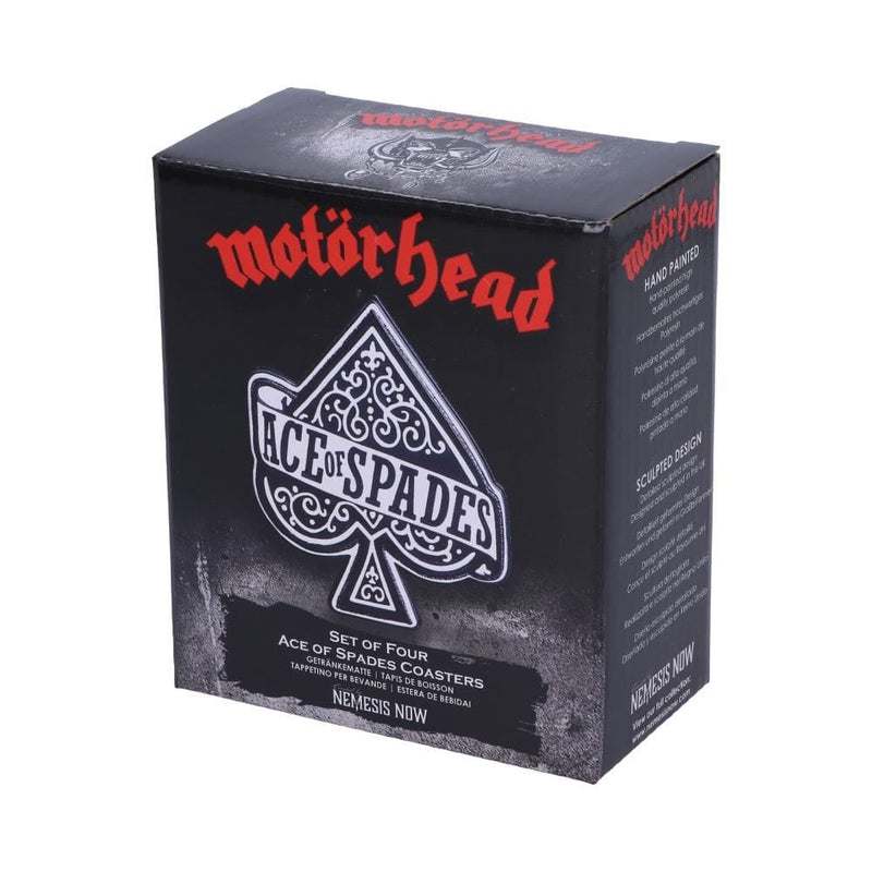 NEMESIS NOW MOTORHEAD ACE OF SPADES COASTER (SET OF 4) 12.5CM 801269141042