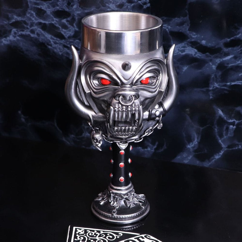 NEMESIS NOW MOTORHEAD WARPIG GOBLET 20.5CM 801269140786