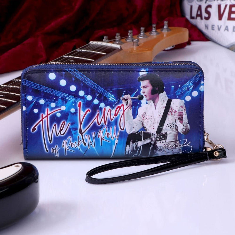 NEMESIS NOW PURSE - ELVIS THE KING OF ROCK AND ROLL 19CM 801269141141