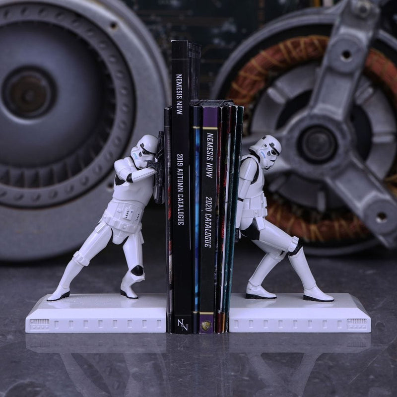 NEMESIS NOW STORMTROOPER BOOKENDS 18.5CM 801269140700