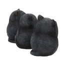 NEMESIS NOW THREE WISE FAT CATS 8.5CM 801269122867