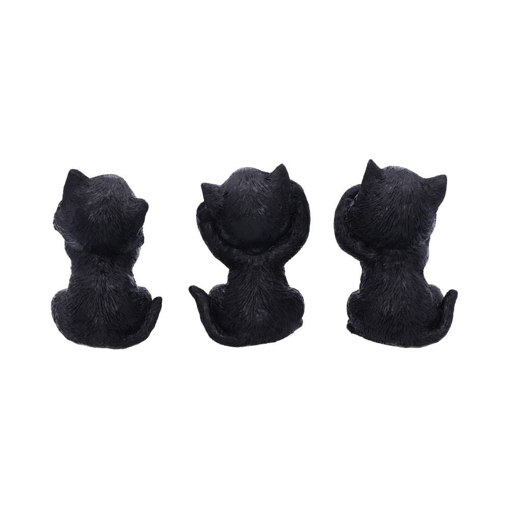 NEMESIS NOW THREE WISE KITTIES 8.8CM 801269142247