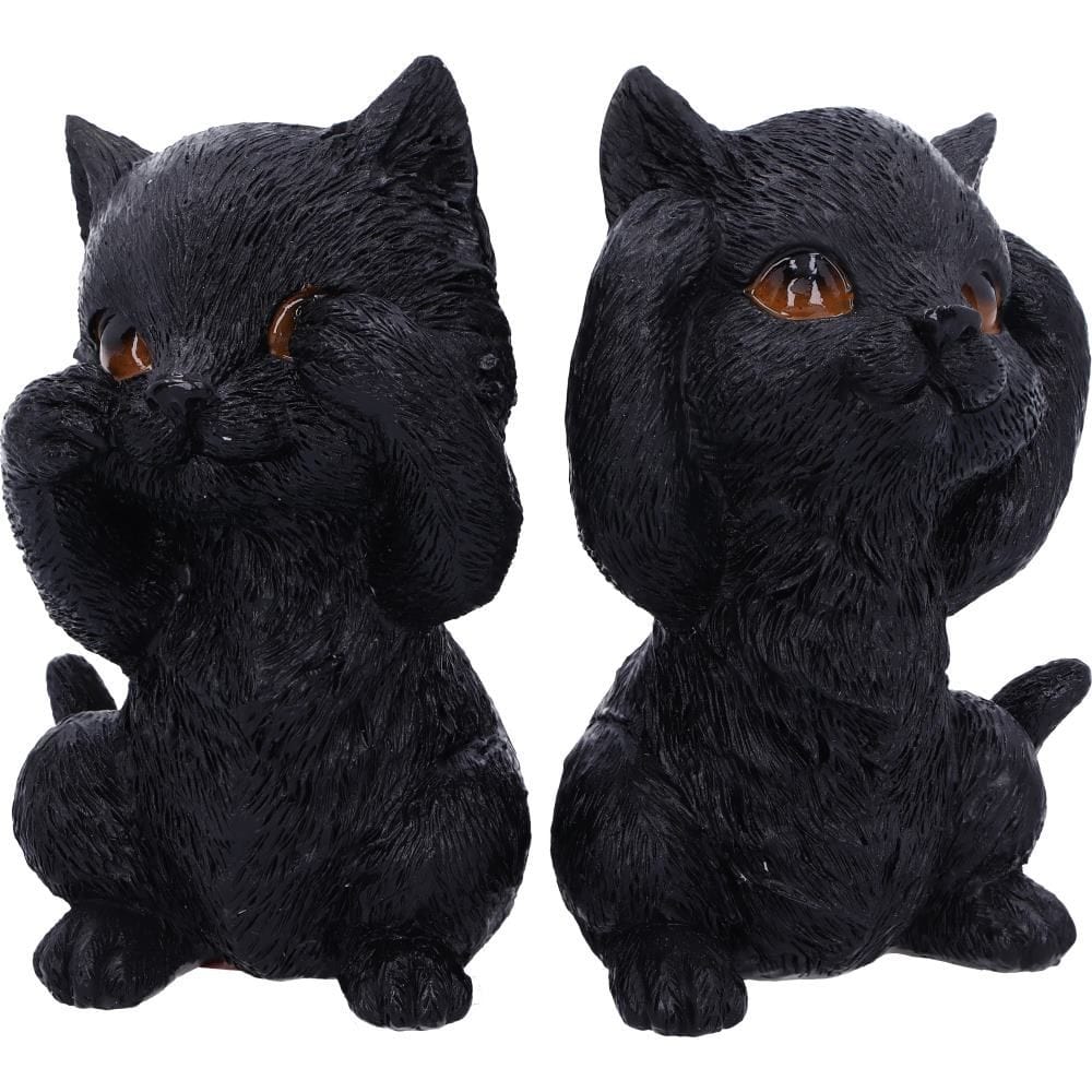 NEMESIS NOW THREE WISE KITTIES 8.8CM 801269142247