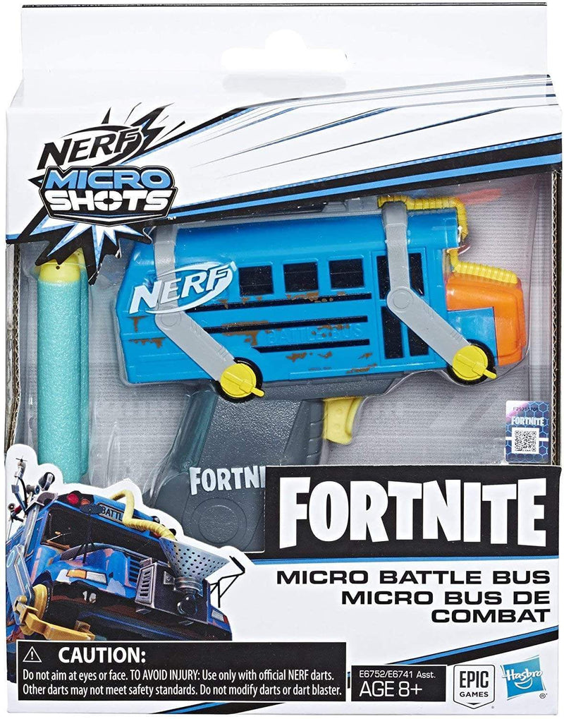 NERF-FORTNITE MIKROSHOTS BLASTER MICRO BATTLE BUS 5010993606849