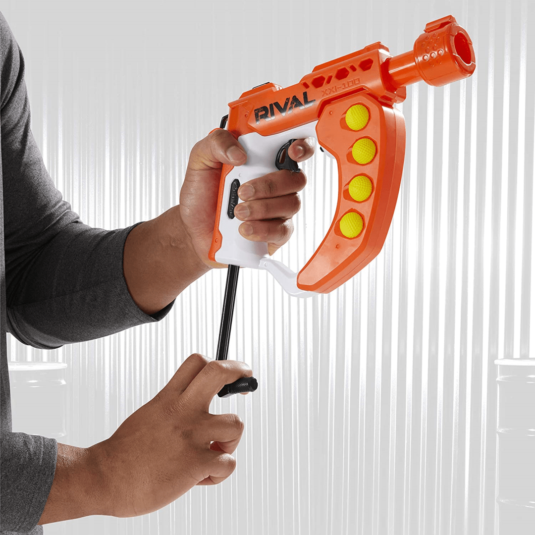 NERF- RIVAL CURVE SHOT FLEX XXI-100 BLASTER – igabiba