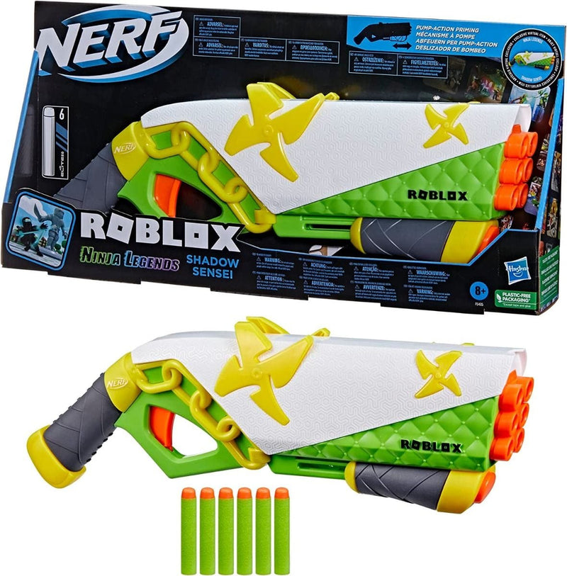 NERF- ROBLOX NINJA LEGENDS SHADOW SENSEI BLASTER 5010994139865