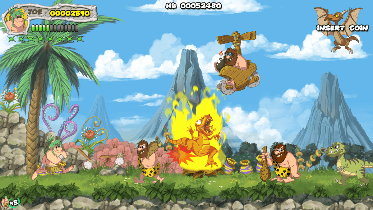 New Joe&mac: Caveman Ninja-limited Edition (Playstation 5) (Nintendo Switch) 3701529501111