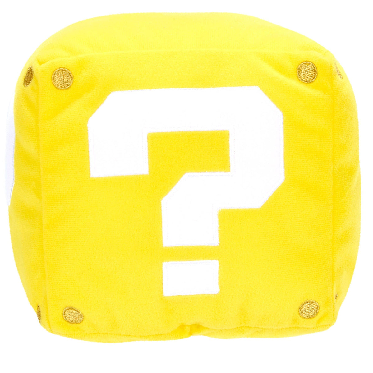 NINTENDO SUPER MARIO PLUSH QUESTION BLOCK WITH SOUND EFFECT 15 CM 039897834009