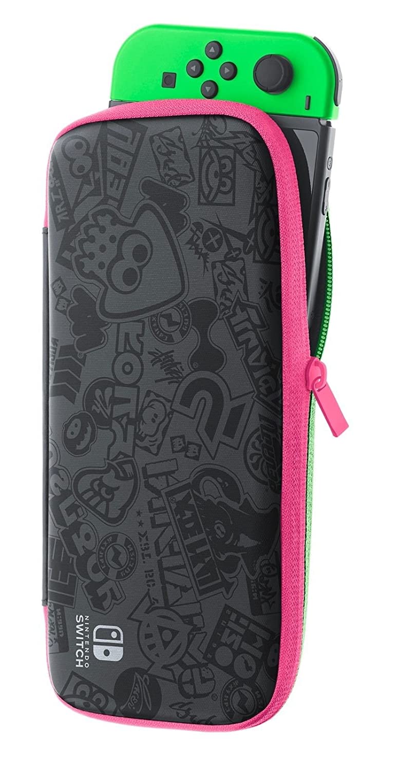 NINTENDO SWITCH CARRYING CASE SCREEN PROTECTOR SPLATOON 2 EDITION igabiba