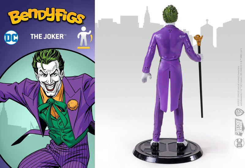 NOBLE COLLECTION - DC - BENDYFIGS - JOKER (COMICS) 849421007584