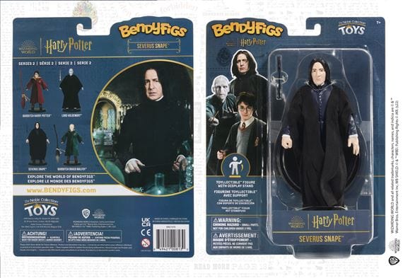 NOBLE COLLECTION - HARRY POTTER - BENDYFIGS - SEVERUS SNAPE 849421008130