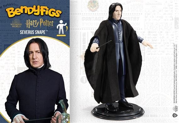 NOBLE COLLECTION - HARRY POTTER - BENDYFIGS - SEVERUS SNAPE 849421008130