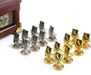 NOBLE COLLECTION - HARRY POTTER - COLLECTABLES - QUIDDITCH CHESS SET SILVER & GO 812370011391