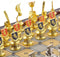 NOBLE COLLECTION - HARRY POTTER - COLLECTABLES - QUIDDITCH CHESS SET SILVER & GO 812370011391