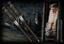 NOBLE COLLECTION - HARRY POTTER - WANDS - DUMBLEDORE WAND PEN AND BOOKMARK 812370015054