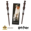 NOBLE COLLECTION - HARRY POTTER - WANDS - DUMBLEDORE WAND PEN AND BOOKMARK 812370015054