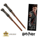 NOBLE COLLECTION - HARRY POTTER - WANDS - HARRY POTTER WAND PEN AND BOOKMARK 812370014002