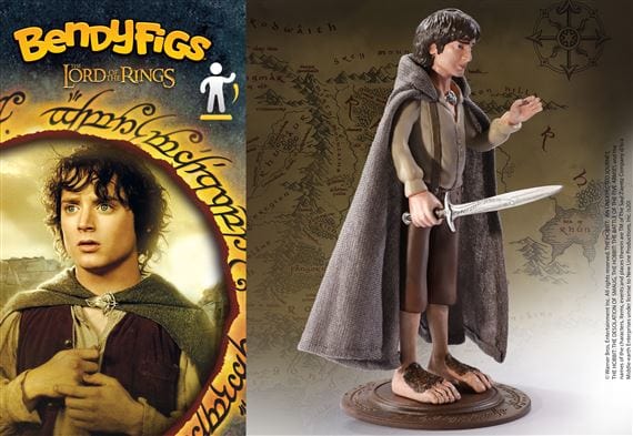 NOBLE COLLECTION - LORD OF THE RINGS - BENDYFIGS - FRODO BAGGINS 849421006846