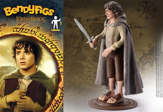 NOBLE COLLECTION - LORD OF THE RINGS - BENDYFIGS - FRODO BAGGINS 849421006846