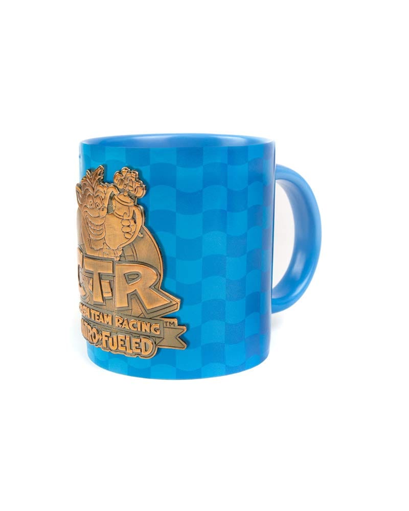 Official Crash Team Racing Nitro-Fueled Metal Badge Mug 5056280406792