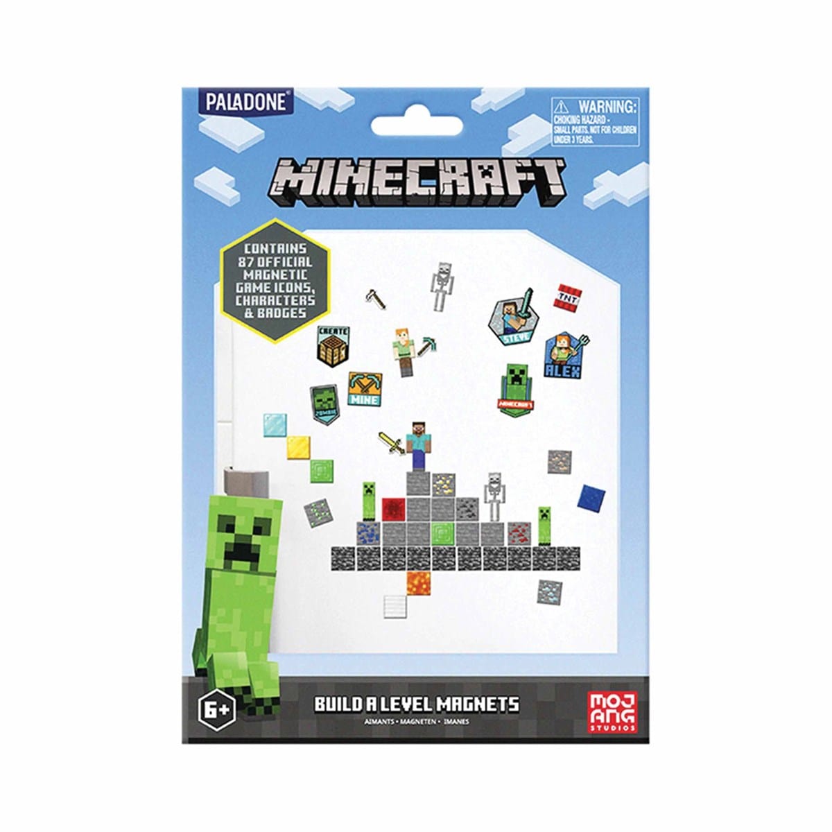 PALADONE MINECRAFT BUILD A LEVEL MAGNETS 5055964743819
