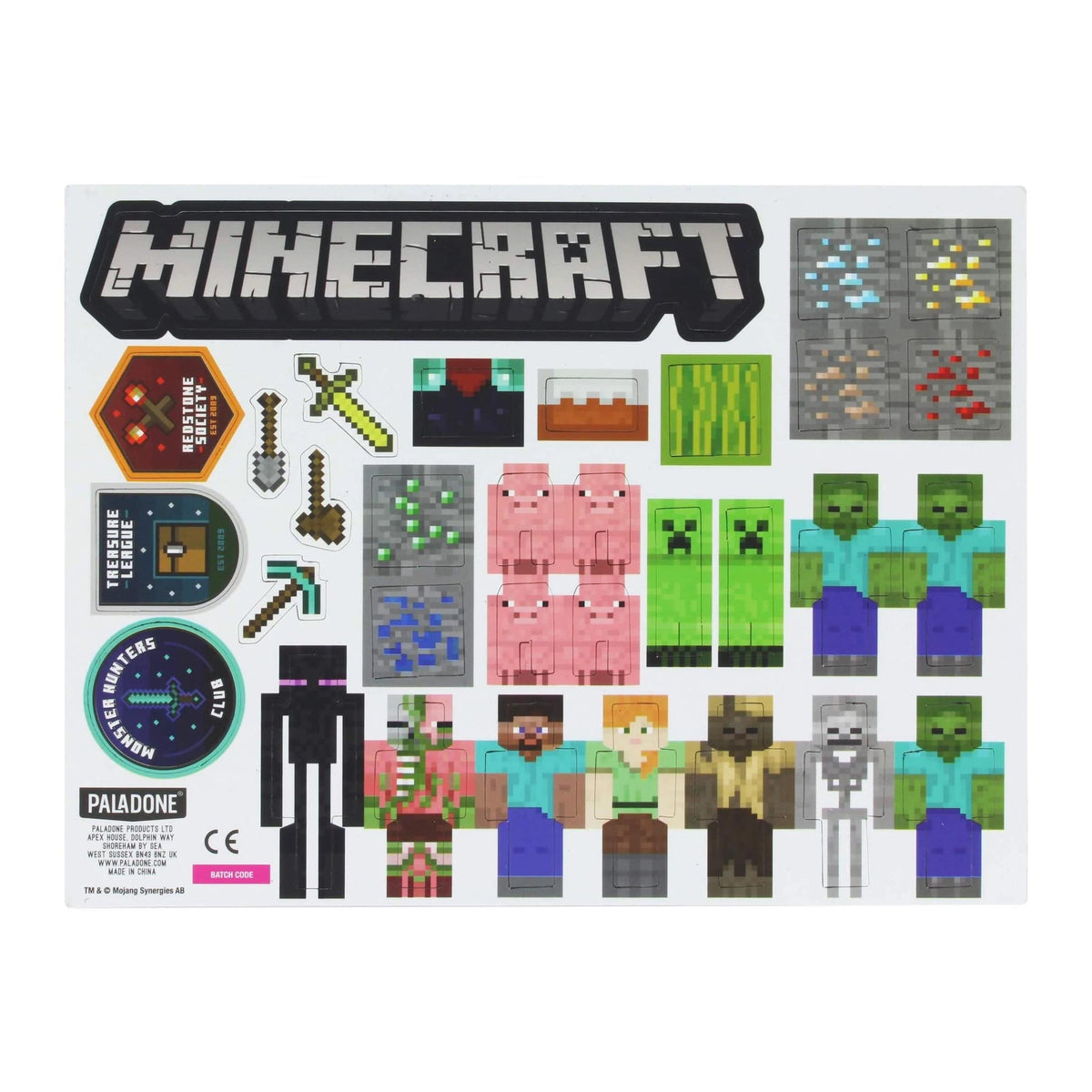 PALADONE MINECRAFT BUILD A LEVEL MAGNETS 5055964743819