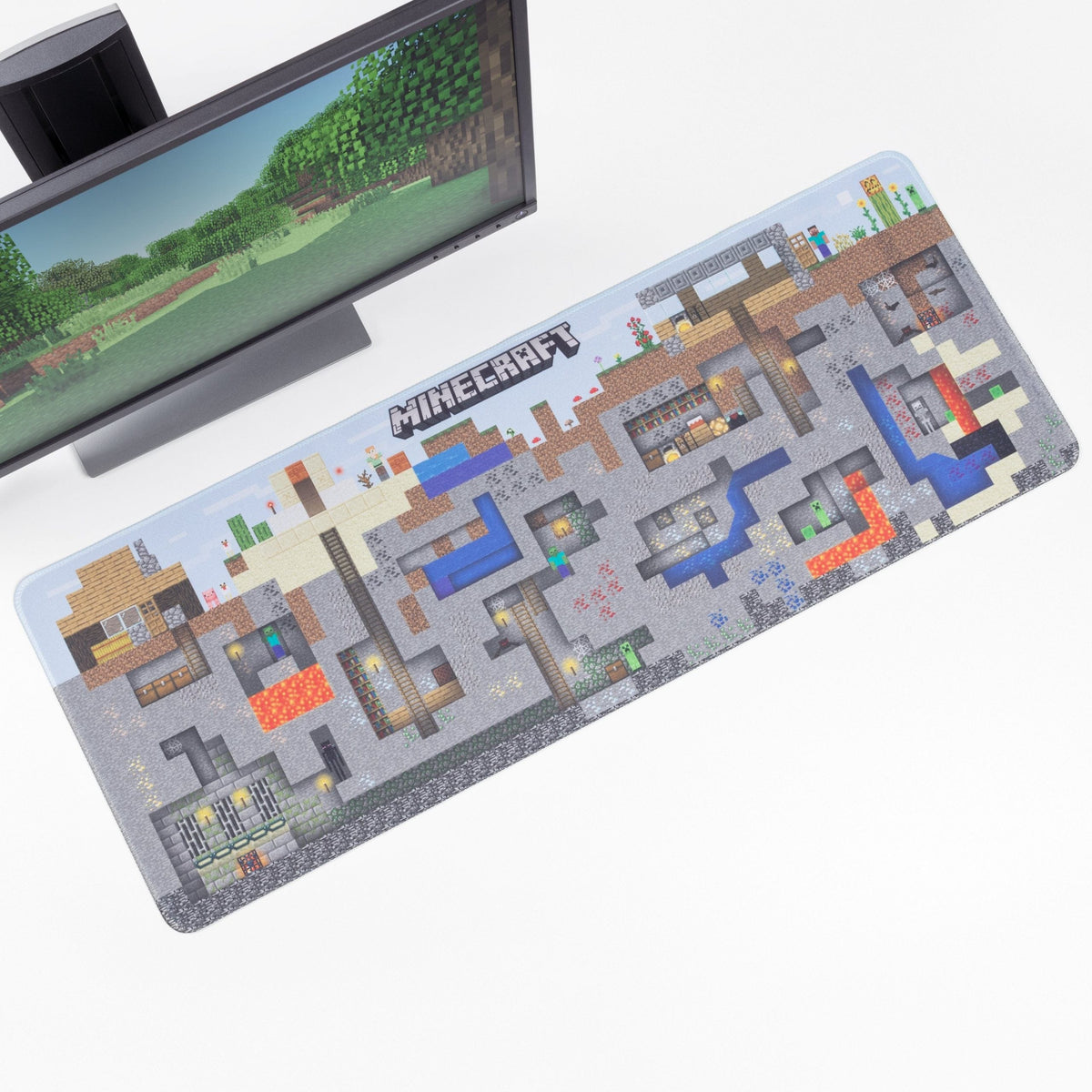PALADONE MINECRAFT WORLD DESK MAT 5055964776138