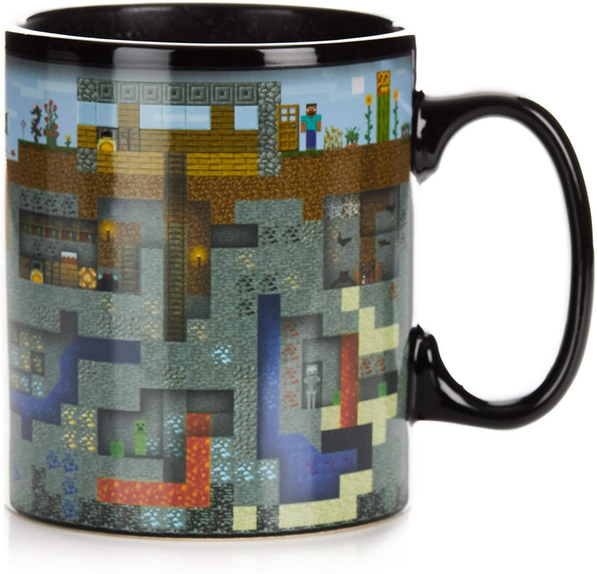 PALADONE MINECRAFT XL HEAT CHANGE MUG 5055964742195