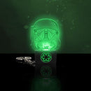 PALADONE STAR WARS DARTH VADER OBESEK ZA KLJUČE WITH GREEN LIGHT 5055964704971