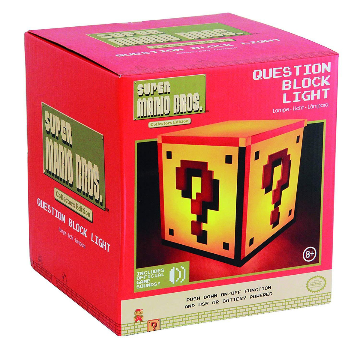 PALADONE SUPER MARIO QUESTION BLOCK LIGHT 5055964701000