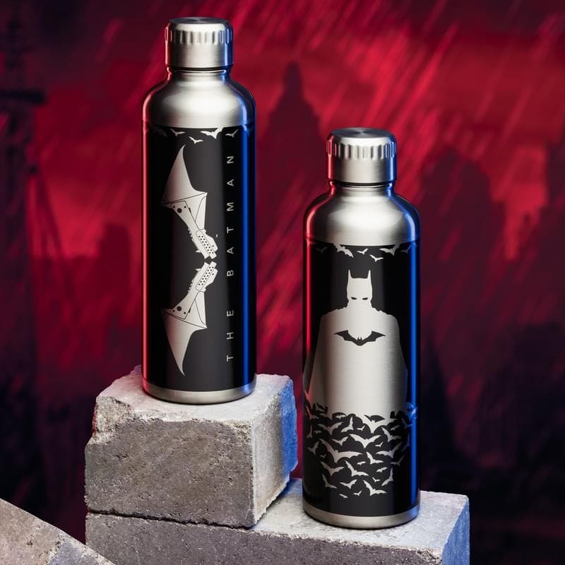 PALADONE THE BATMAN METAL WATER BOTTLE 5055964789527