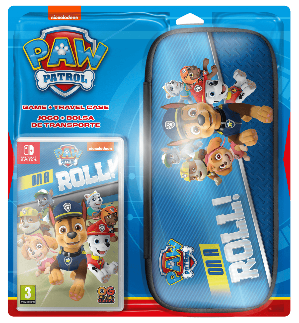 PAW PATROL: ON A ROLL GAME + ETUI SWITCH 3391892006414