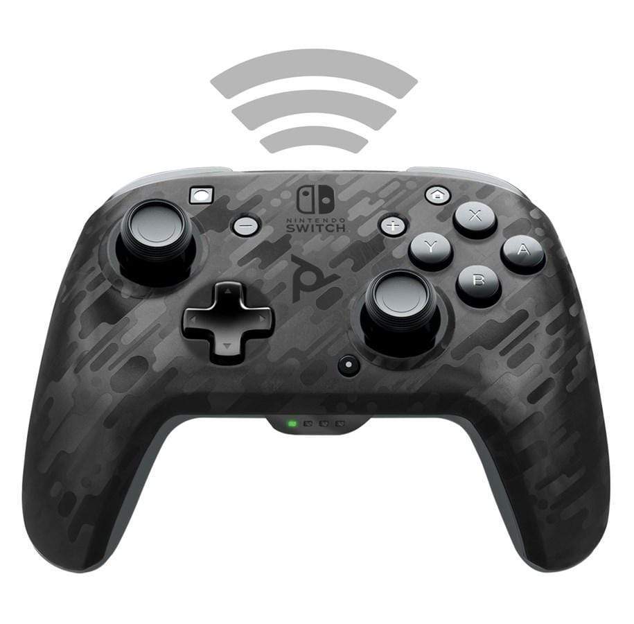 PDP NINTENDO SWITCH FACEOFF brezžični kontroler – maskirno črne barve 708056067526