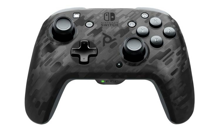 PDP NINTENDO SWITCH FACEOFF brezžični kontroler – maskirno črne barve 708056067526