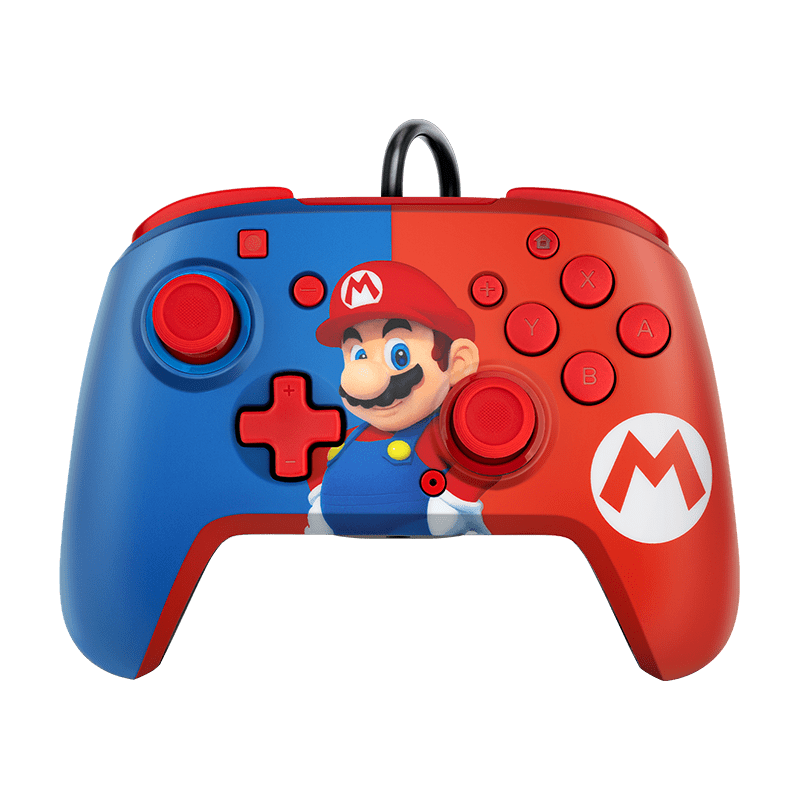 PDP NINTENDO SWITCH FACEOFF DELUXE CONTROLLER + AUDIO - MARIO 708056068257