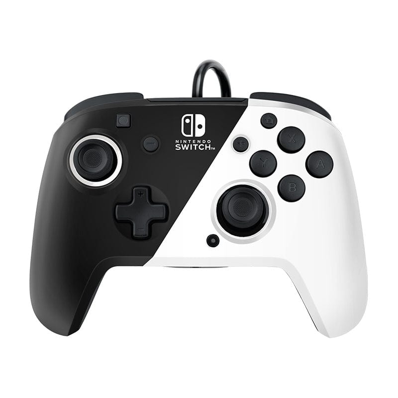 PDP NINTENDO SWITCH FACEOFF DELUXE CONTROLLER + AUDIO PDP BLACK & WHITE 708056068769
