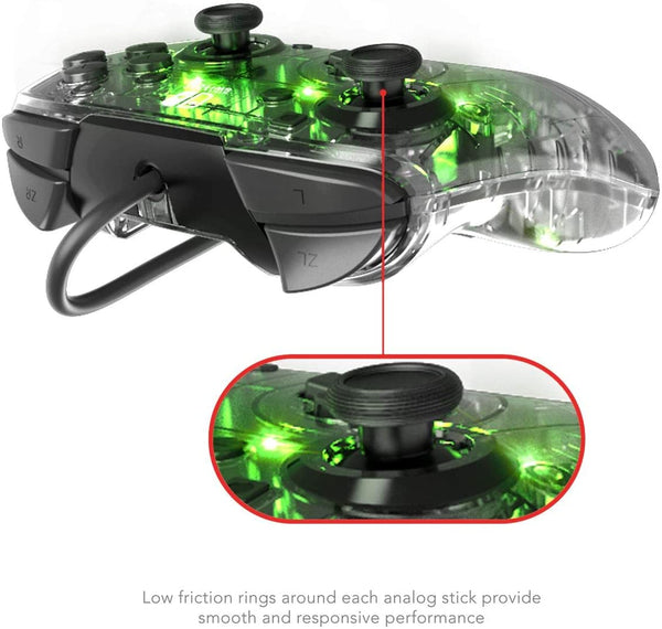 Wired Controller Pdp Afterglow Deluxe+ For Switch Stores Afterglow