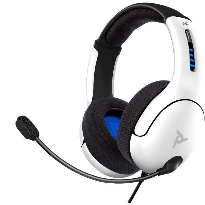 PDP PS4/PS5 STEREO slušalke LVL50  bele barve 708056065812