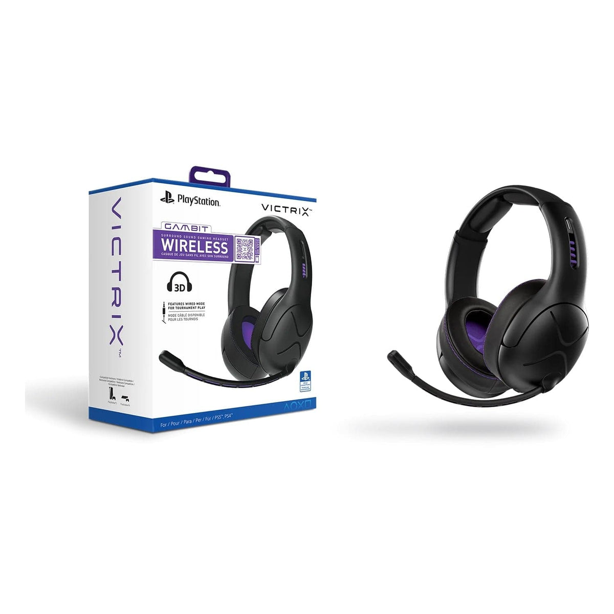 PDP VICTRIX GAMBIT HEADSET FOR PS5/PS5 708056067557